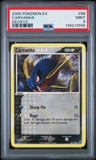 Pokemon 2005 EX Deoxys #56 Carvanha PSA 9 MINT on eBay