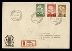 DR WHO 1949 FINLAND FDC TB FLOWER SEMI POST COMBO M82653