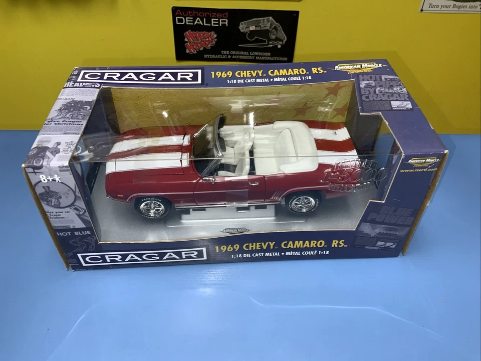 American Muscle  1969 CHEVROLET CAMARO RS "CRAGAR” Limited Edition #33780 NEW - Image 4 of 4