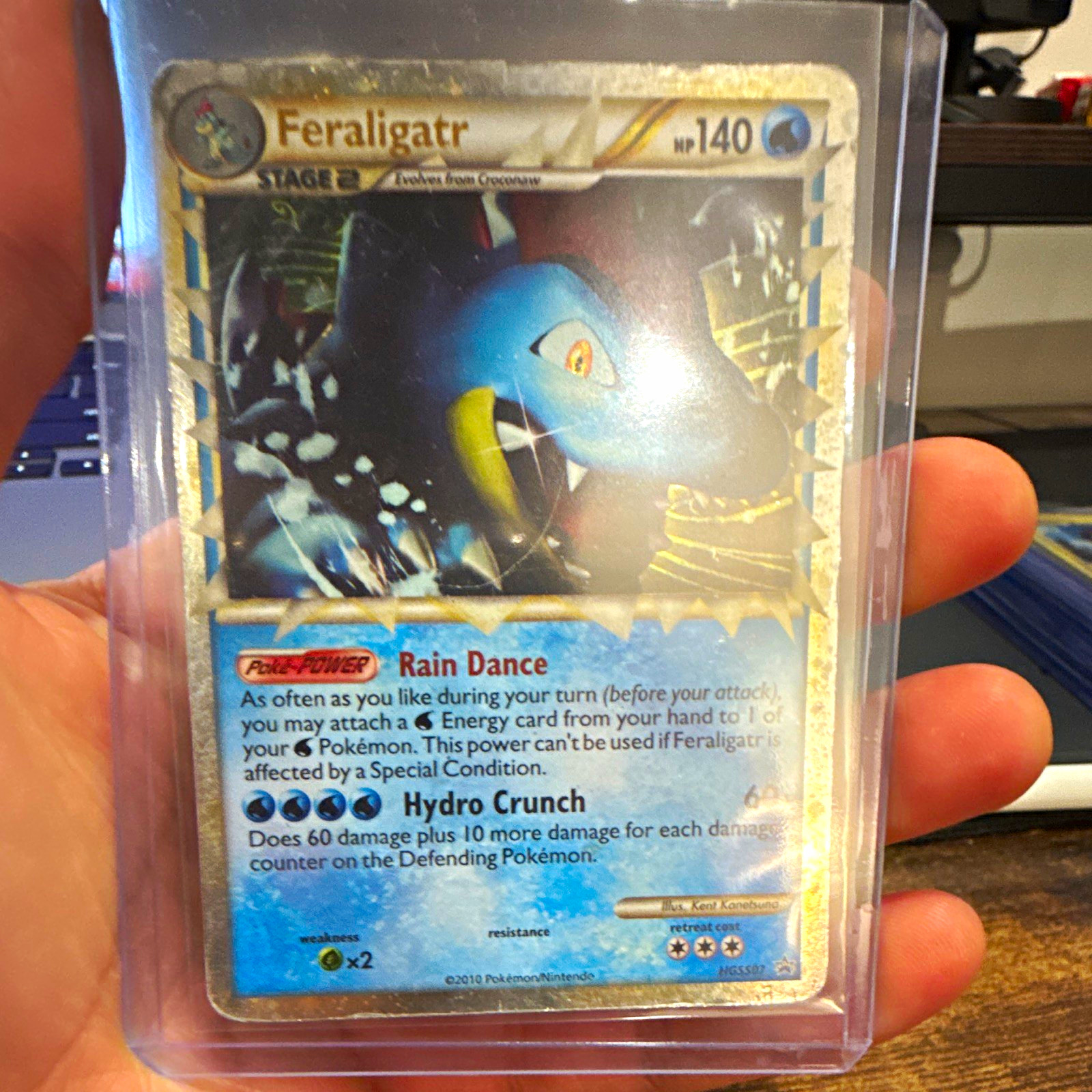 Pokemon Feraligatr (Prime) HGSS07 HeartGold SoulSilver Promo Holo English