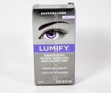 1 Bausch  Lomb LUMIFY Redness Reliever Eye Drops 0.25 fl. oz. 06/2027