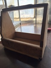 Boîte à outils de menuisier en bois - Boîte à bois primitive et rustique - Fait main