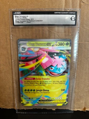 Mega Venusaur ex 013 Jumbo Cards Holo CGC 9.5