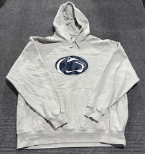 90s Vintage Nike Team Penn State Nittany Lion Center Swoosh Pullover Hoodie 1078