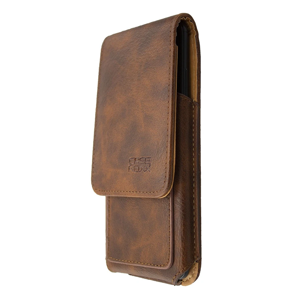 caseroxx Caso di copertura per Asus ZenFone 4 Max ZC520KL in marrone fatto di ve - Immagine 4 di 4