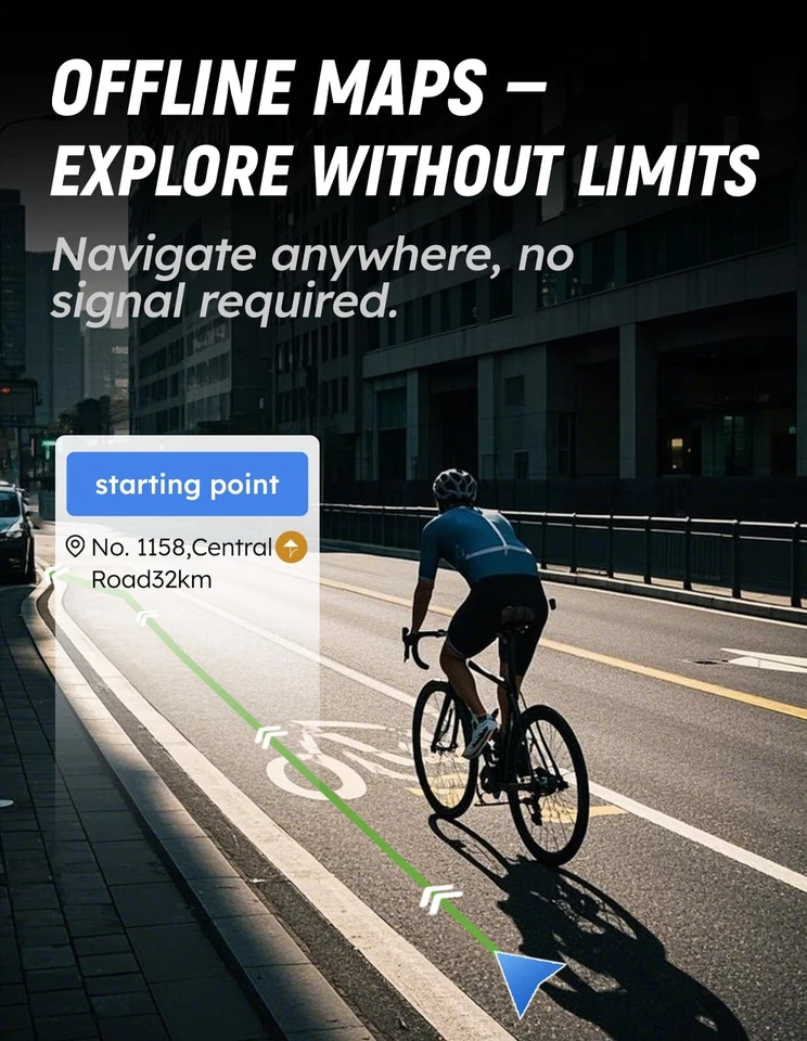 Avant 700 GPS Bike Computer with 2.8" Touchscreen Dual-Band 5 Satellite Syste... - Image 4 of 4