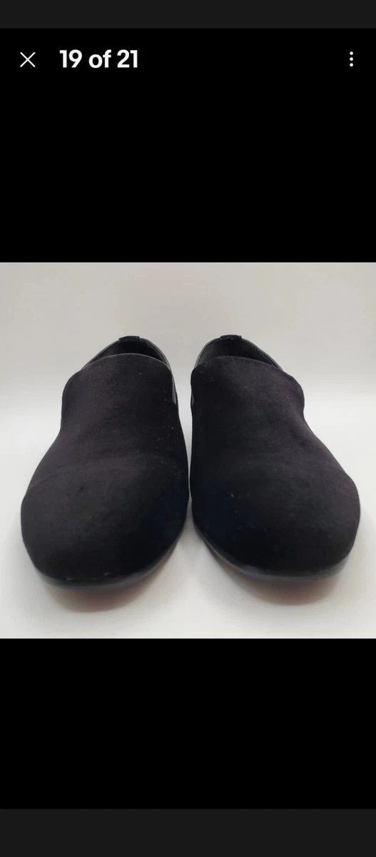 La Milano Leonard Loafers Shoes Mens Size 10 Black Velvet Slip On Dress Quilted La Milano M Black Dress Shoes for Men for sale | eBay main image 4