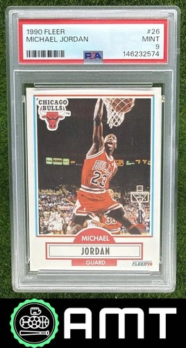 Michael Jordan PSA 9 1990-91 Fleer Chicago Bulls #26 2574
