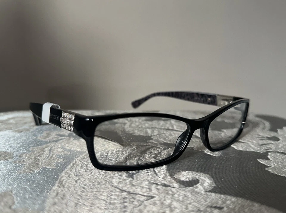 Jimmy Choo glasses, glasses frames, y2k, glamour, alternative, diamonds Foto 2 de 4