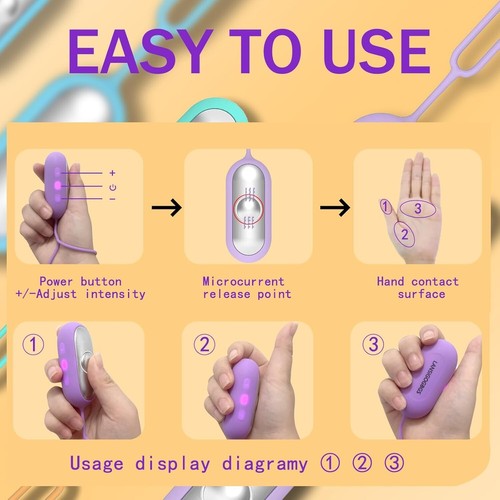Brain Massage Adjust Heart Rate,Headache Focus Attention,Small and Easy to Carry - Picture 4 of 5