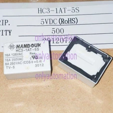10Pcs HANDOUK NHC3-1AT-5S 5VDC 16A250VAC Electromechanical Relay 4 Pins~