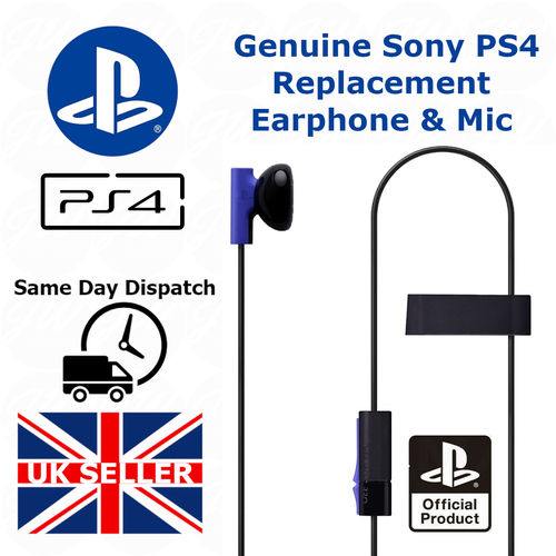 Cuffia Auricolare Mono Chat + Mic - Official Sony Playstation 4 (BULK)
