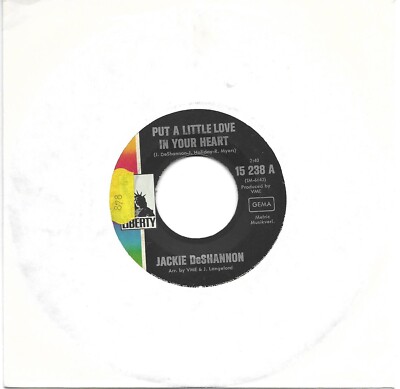 JACKIE DE SHANNON - Put a little love in your heart
