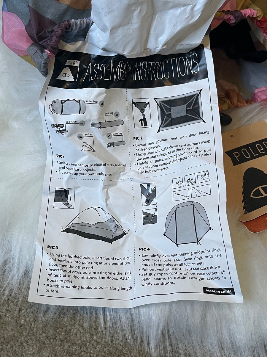 NEW! Poler 2 Person Tent in Birdy Print | eBay NEW! Poler 2 Person Tent in Birdy Print | eBay
