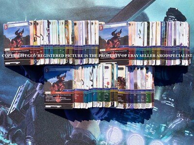 FINAL FANTASY FFTCG OPUS XVIII RESURGENCE OF POWER NON-FOIL CRH PLAY SET