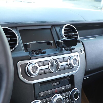 Center Double Cell Phone Holder Mount Fits Land Rover LR4 Discovery 4 2010-2016