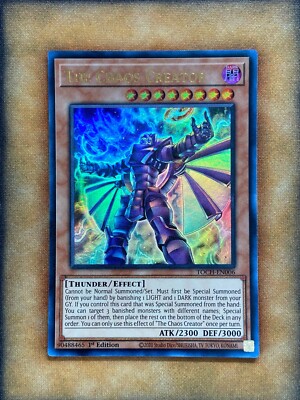 best chaos cards yugioh Yugioh The Chaos Creator TOCH-EN006 Ultra Rare 1st Ed NM