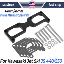 Intake Manifold Spacer Kit For Kawasaki Jet Ski 550 SX JS550 JS440 44/46 mm US