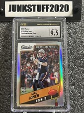 2021 Classics Football Mac Jones Rookie Premium Edition Silver CSG 9.5 SP Mint