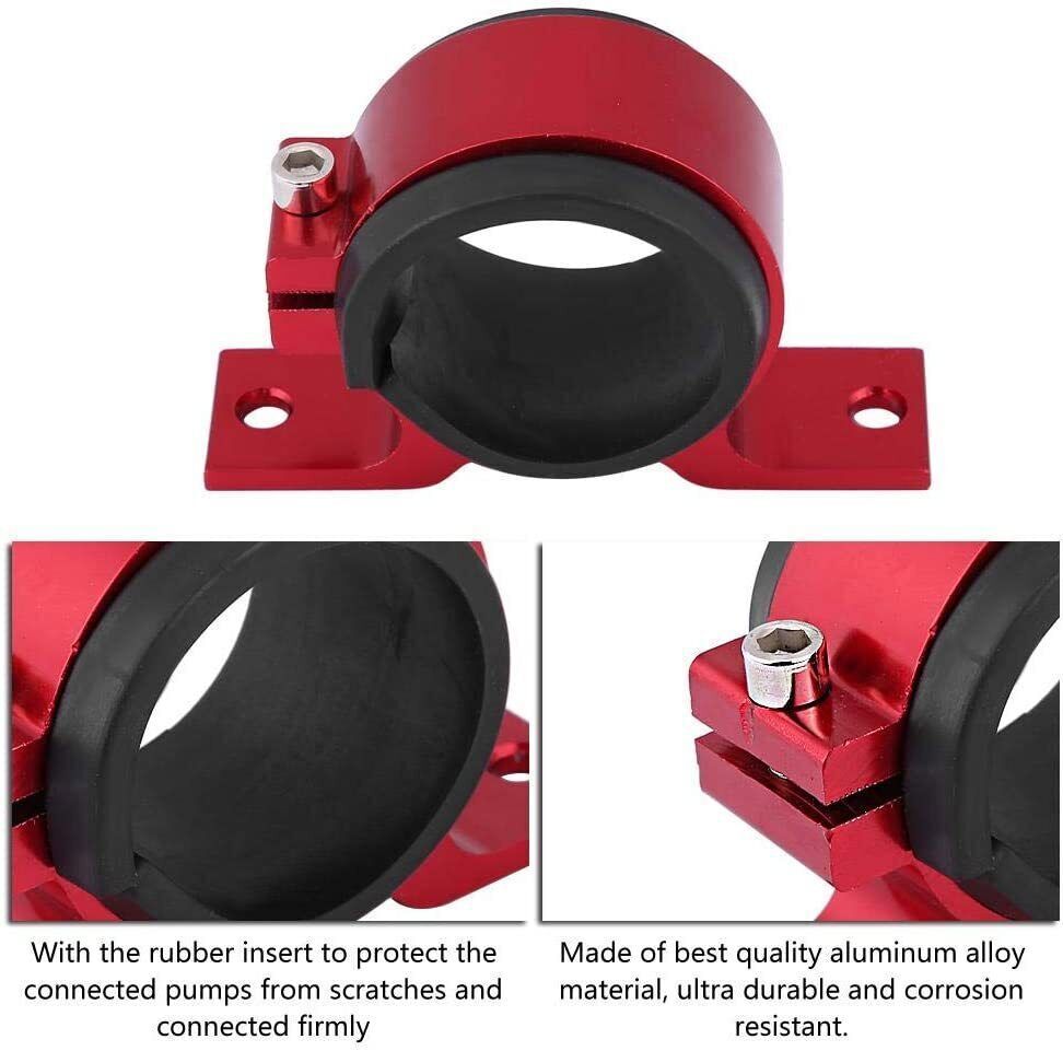 2PCS 50mm Fuel Filter Mounting Bracket, Car Oil/Fuel/Gas Pump Clamp Holder, Universal Single Filter Clamp Cradle Black In | Whizz - Foto 7