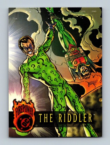 DC FirePower Superman - The Riddler 43 - Embossed Outburst 1996 Comics ...