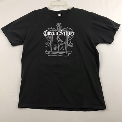 Jose Cuervo Silver Tequila Mens T-Shirt Size L Gray
