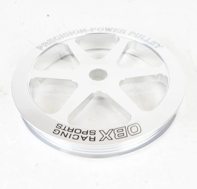 Kit de polea UnderDrive eléctrica de precisión plateada para Honda Civic 1992-1995 Foto 4 de 4