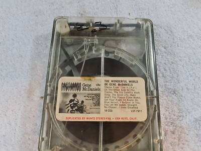 The Wonderful World Of Gene McDaniels 4-Track Cartridge (Muntz)- Tested.