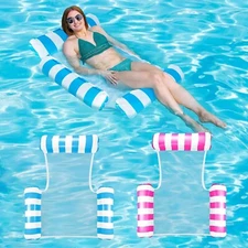 2 Pack Inflatable Pool Floats for Adults, Suitable for Swimming Pool & Beach