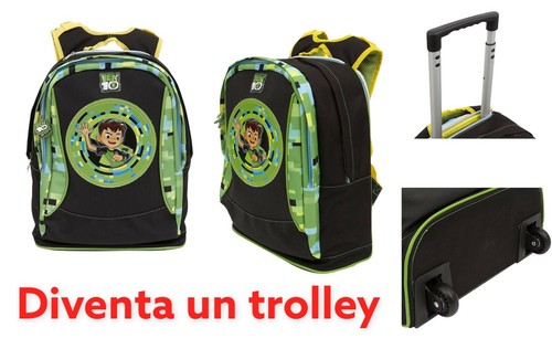 Zaino Ben 10 Scuola Elementare con trolley incorporato ben ten | eBay