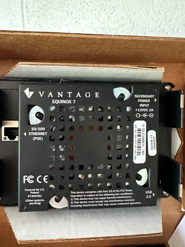 LCD Keypad 7" Vantage Equinox 73 (New/Nuovo) - Immagine 3 di 4