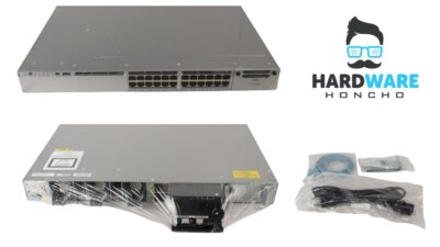 Cisco WS-C3850-24U-S Catalyst 3850 24-Port UPoE Gigabit Switch   5 Star Cert