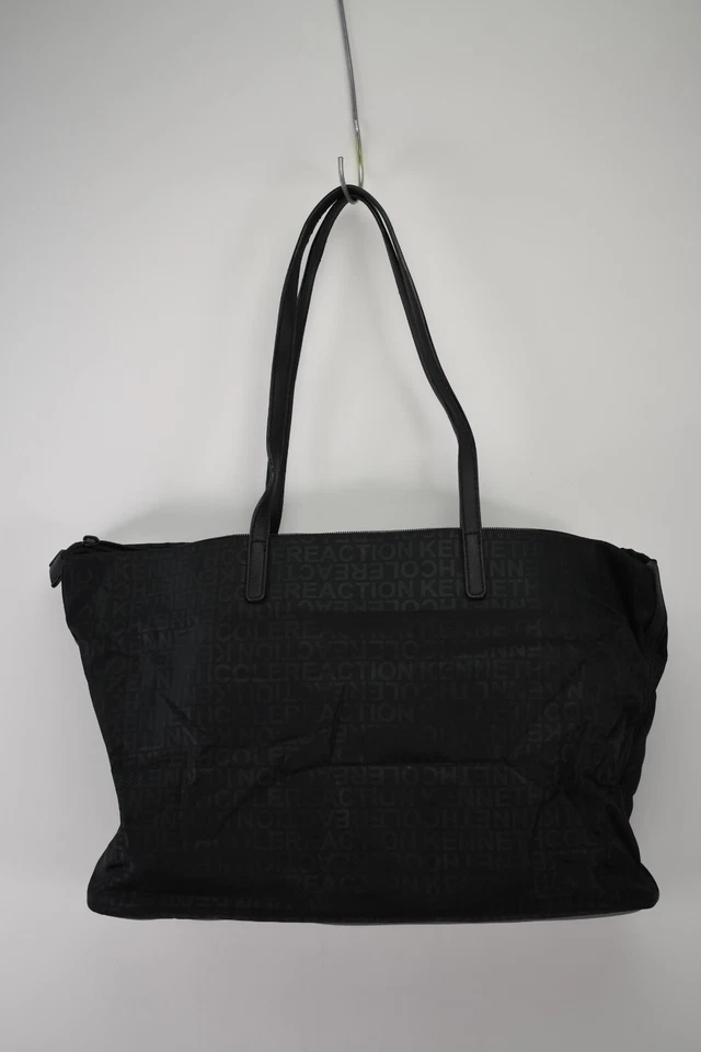 Bolso de Mano Kenneth Cole Reaction Mujer Negro Logo Estampado Completo Foto 2 de 4