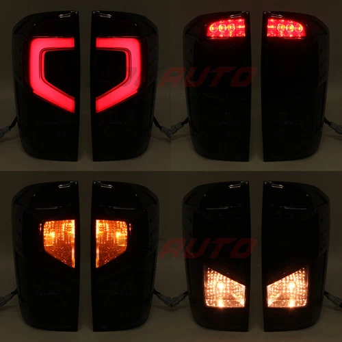Conjunto de luces traseras de freno LED de humo con giro para Nissan NP300 Navara 2015-2023 - Imagen 9 de 11