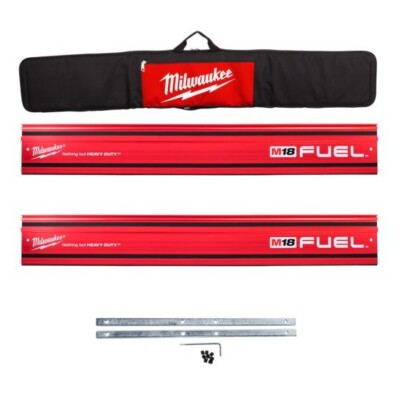 Milwaukee GR-KIT 1400mm 2x Guide Rails, Joining Bar & Bag Kit For Plunge Saws
