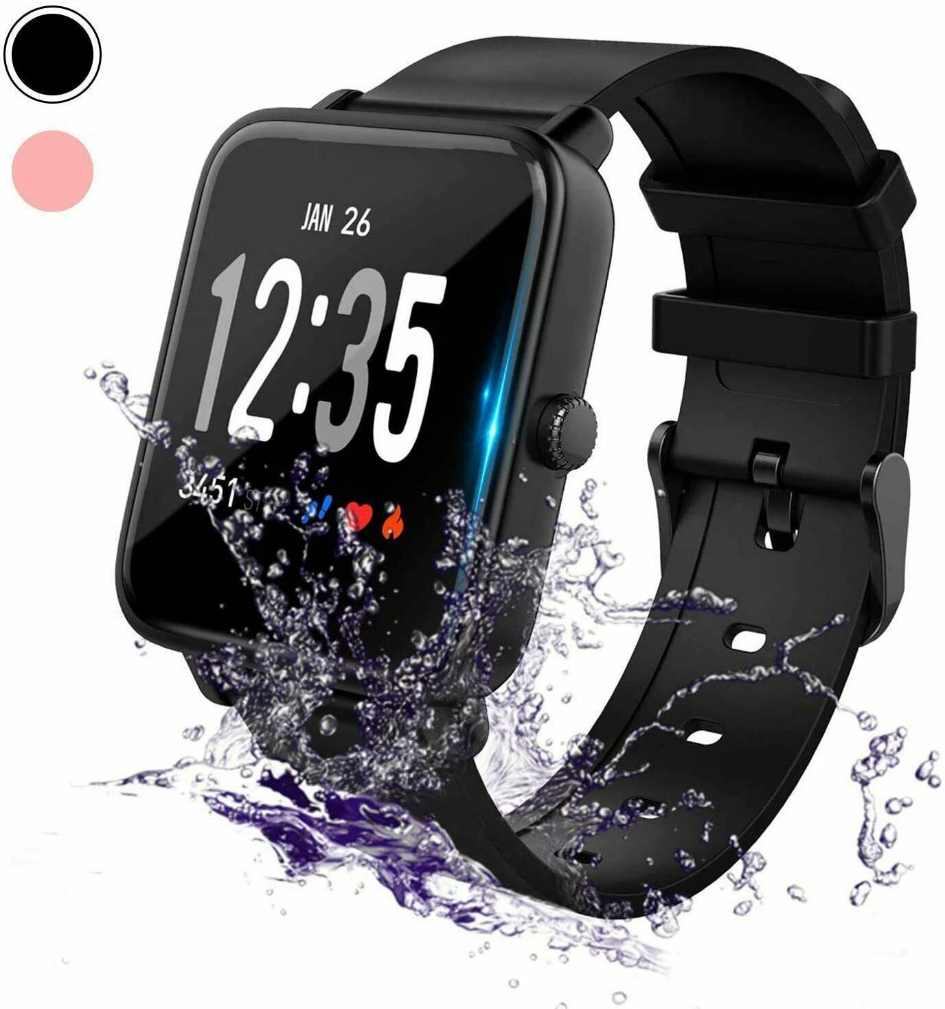 Fitness Tracker with Heart Rate Monitor,sport Modes, Waterproof Activity Tracker