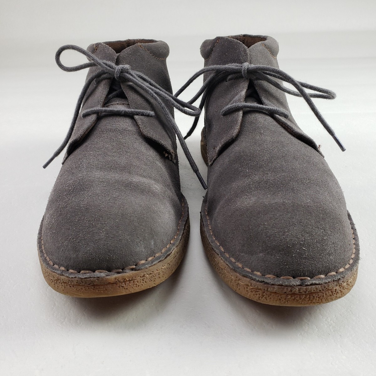 Born Mens Grey Suede Sampson Chukka Boots Leather Desert Shoes Size 14M Born Sampson Chukka Boots Mens Size 10M Brown | Mercari main image 3