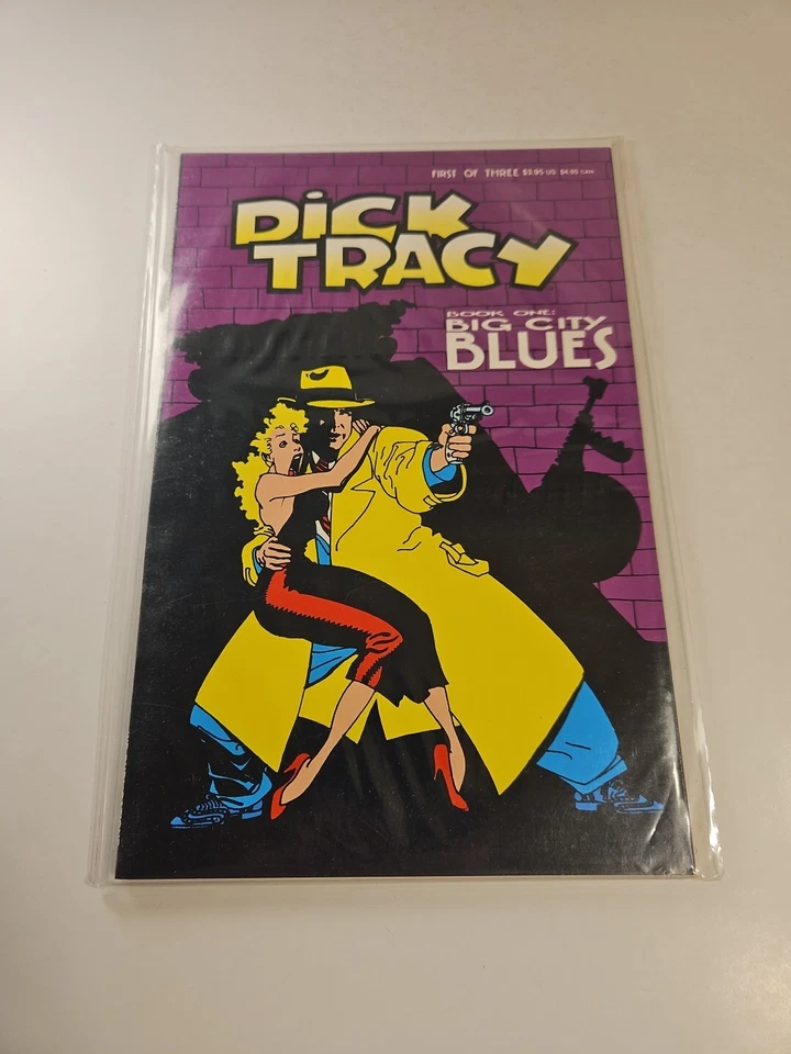 Quadrinhos Disney Dick Tracy Big City Blues #1 (Livro Um) 1990 WD Publications - Imagem 2 de 2