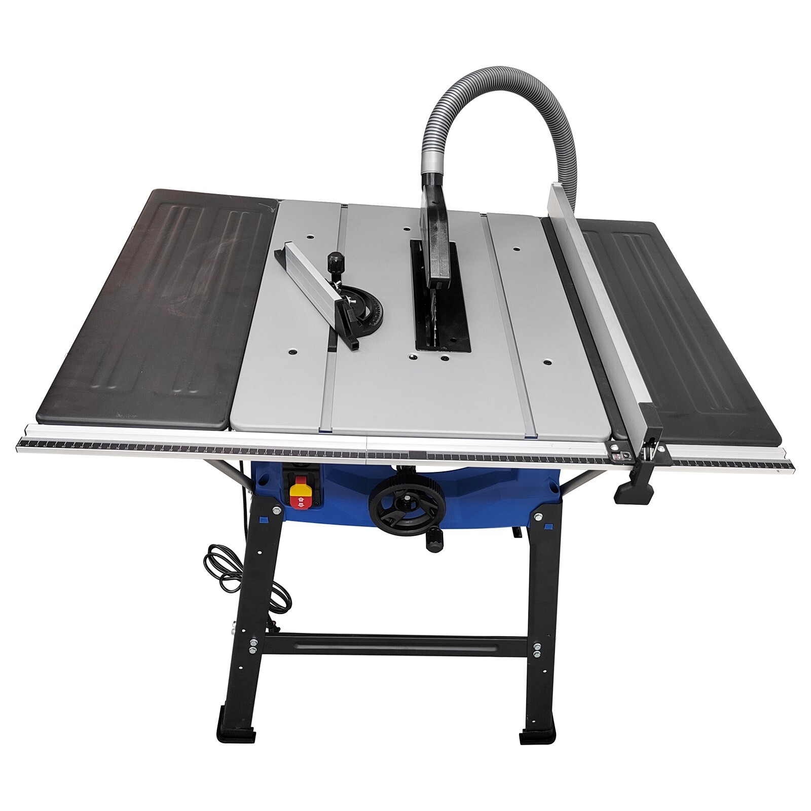 Vertical High Speed Table Saw 220V with Wood Saw Blades & 2 Drum Supports 1800W