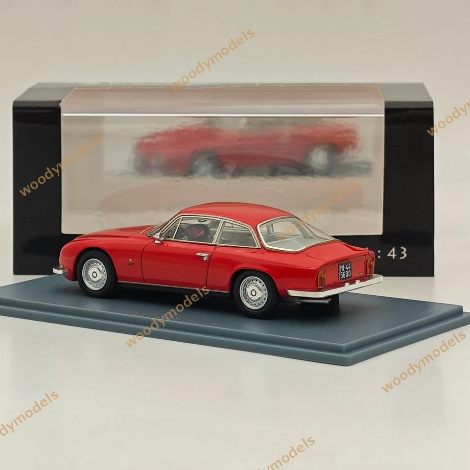 NEO SCALE MODELS 1/43 Alfa Romeo 2600 SZ 1967 Red Resin Car Limited Collection - Image 4 of 4