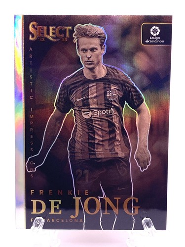 Frenkie de Jong #8 2022 Panini Select La Liga Artistic Impressions card