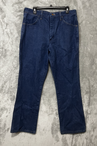 Vintage Wrangler Jeans Mens 36x31 Blue Cowboy Cut 945NAV Boot Made in USA