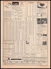 1977 Ancrona Culver City California Sanken Series S1-100G Amplifiers Print Ad