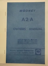 Mooney 1965 A2-A Owner's Manual-Reproduction