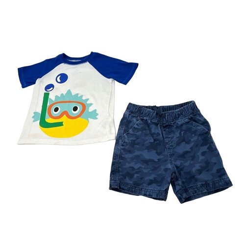 Boy's Clothes - 2 outfits - 2 Shorts & 2 Shirts Short Sleeve Summer - Imagen 3 de 7