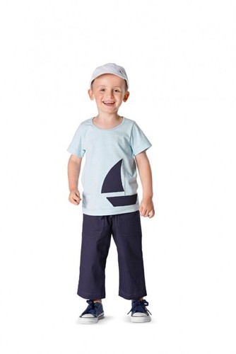 BURDA KIDS 9439 UNISEX T SHIRT TOPS Sewing Pattern Ages 3- 12y Skill: SUPER EASY - Picture 12 of 12