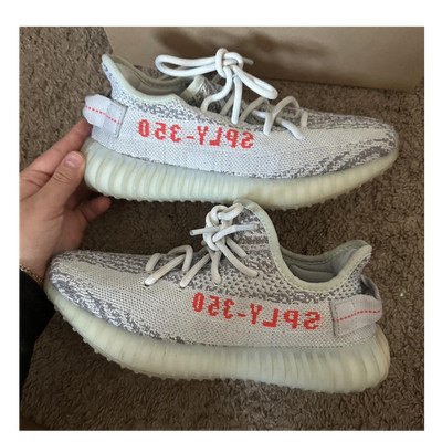 adidas Yeezy Boost 350 V2 Blue Tint B37571 Kanye West Low Top Sneakers