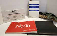 2002 Dodge Neon Owners Manual Oem Chrysler Dodge 2002 Dodge Neon Owners Manual Oem Chrysler Dodge