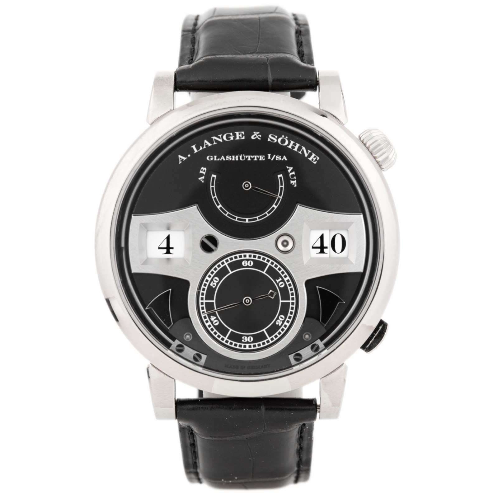 A. Lange & Sohne Zeitwerk Striking Time White Gold 44.2mm 145.029 Full Set