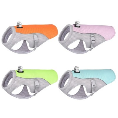 Dogs Clothes Pet Cooling Vest Quick-Release Dog Outdoor Summer Clothes Harness